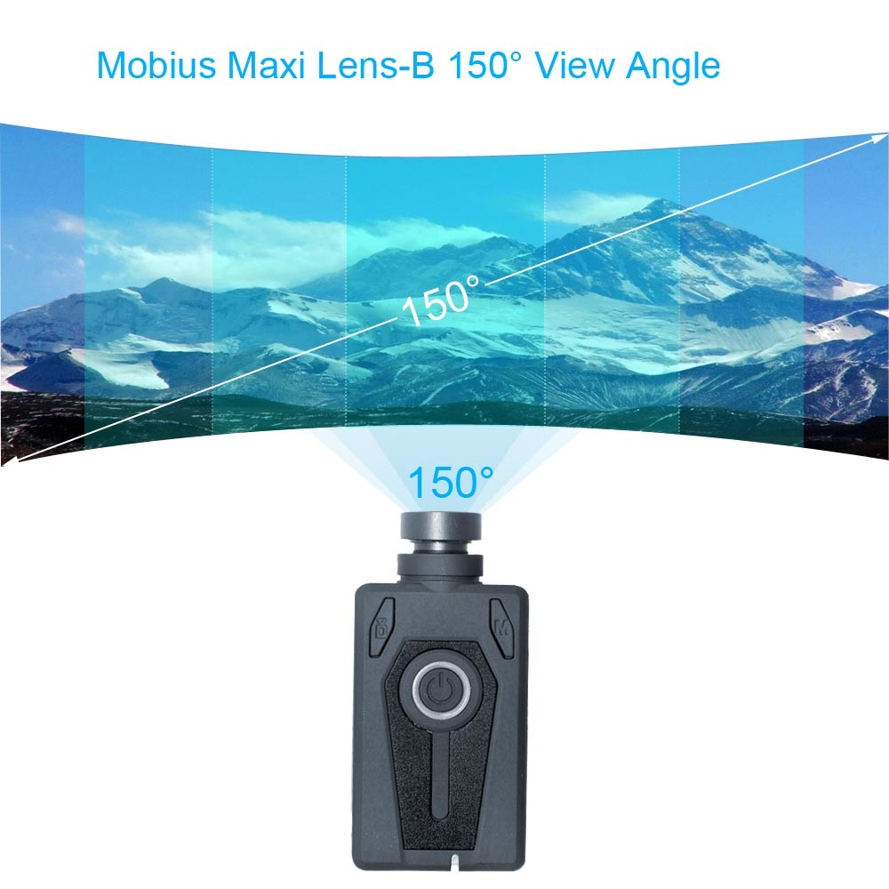 $68.56 for Mobius Maxi 2.7K 135°/150° FOV ActionCam Action Sport Camera Driving Recorder G-sensor DashCam FPV - FOV 135°