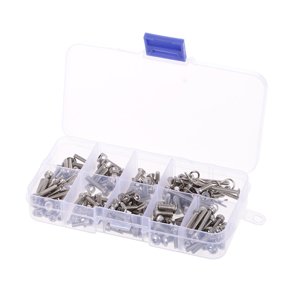 205PC Stainless Steel Screw Box Kit Set for Traxxas Slash 4x4 Short ...