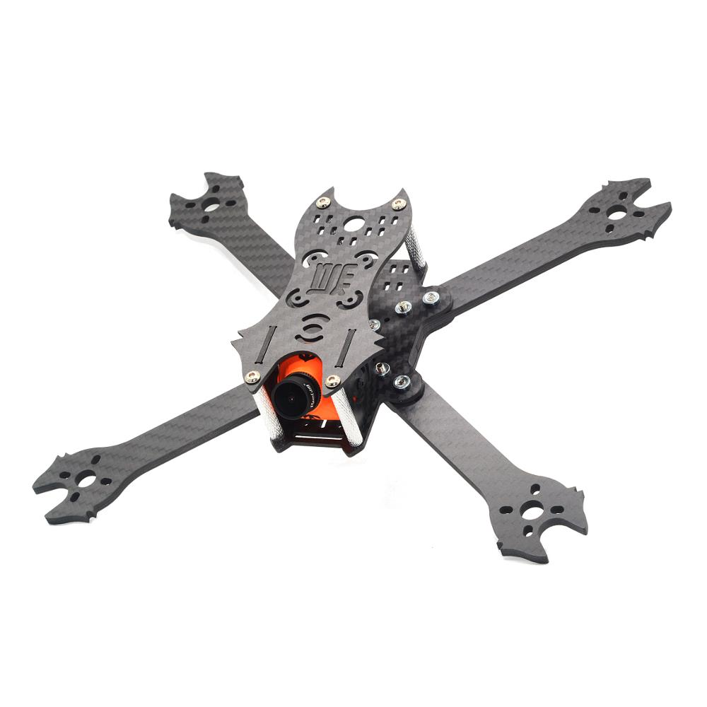 FlyFox No.8 220mm Wheelbase 4mm Arm Carbon Fiber RC Drone FPV Racing Frame Kit 100g