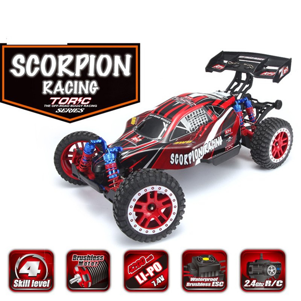 Remo 8055 1/8 2.4G 4WD Brushless Rc Car Scorpion Racing Off-road Buggy Truck RTR Toy