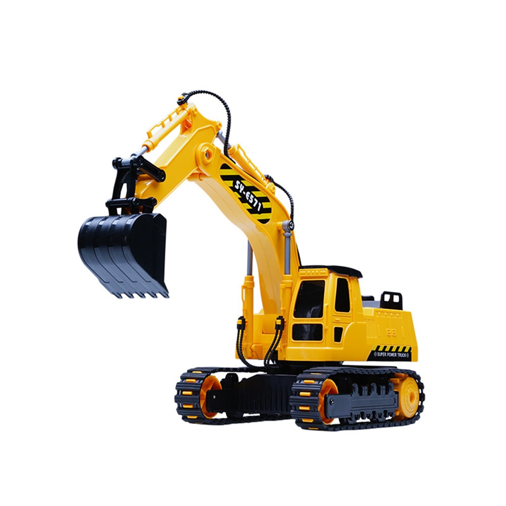 Double Eagle E571-003 1/26 2.4G 8CH 35cm Rc Car Engineering Excavator Truck Model Machinery Toy