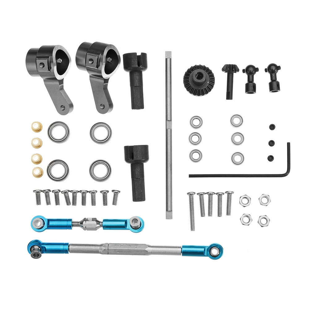 WPL Truck Update Metal Gear Bridge Axle Set For B1 B24 B16 C24 1/16 4WD 6WD RC Car Parts