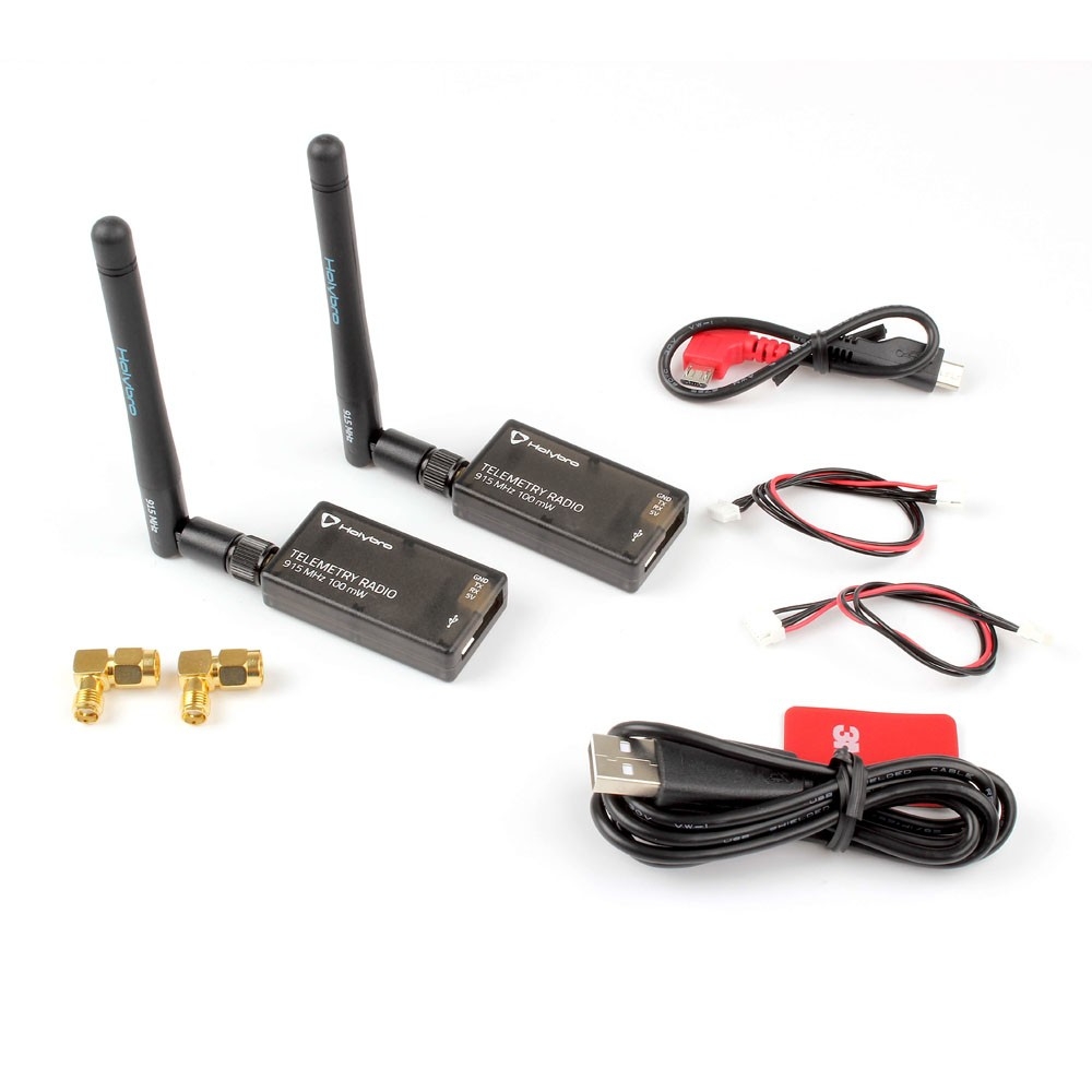 HolyBro 433Mhz 915Mhz 100mW Transceiver Radio Telemetry Set V3 for PIXHawk 4 Flight Controller