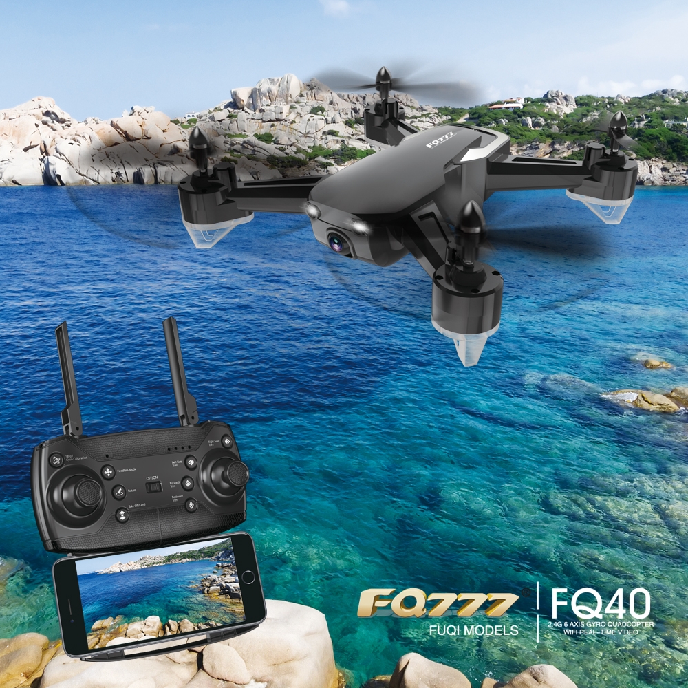 FQ777 FQ40 WIFI FPV With 2MP/0.3MP Camera Altitude Hold Mode RC Drone Quadcopter RTF
