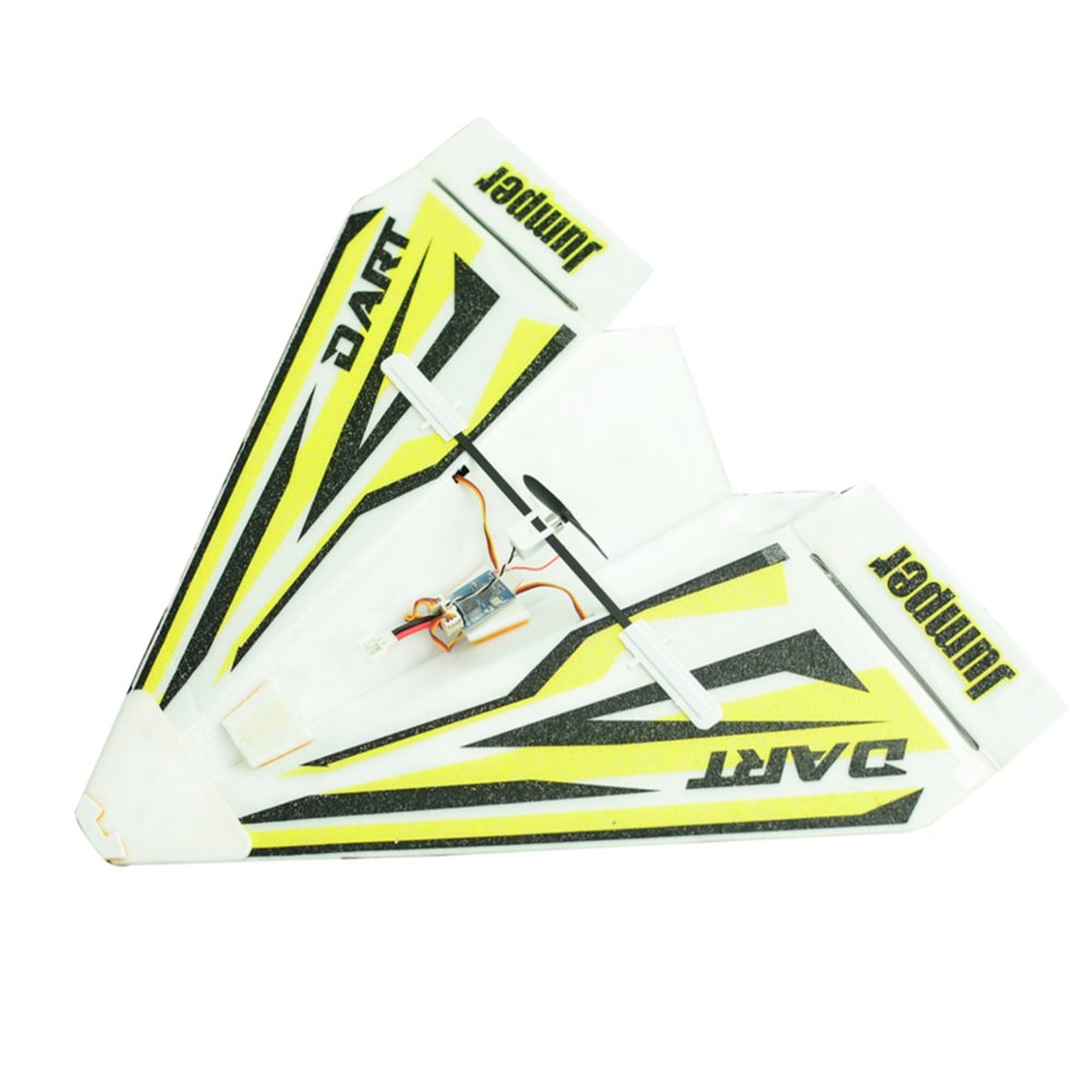 Jumper Dart 280mm Wingspan DIY Paper Plane RC Airplane Built-in Frsky D8 Compatible Receiver BNF