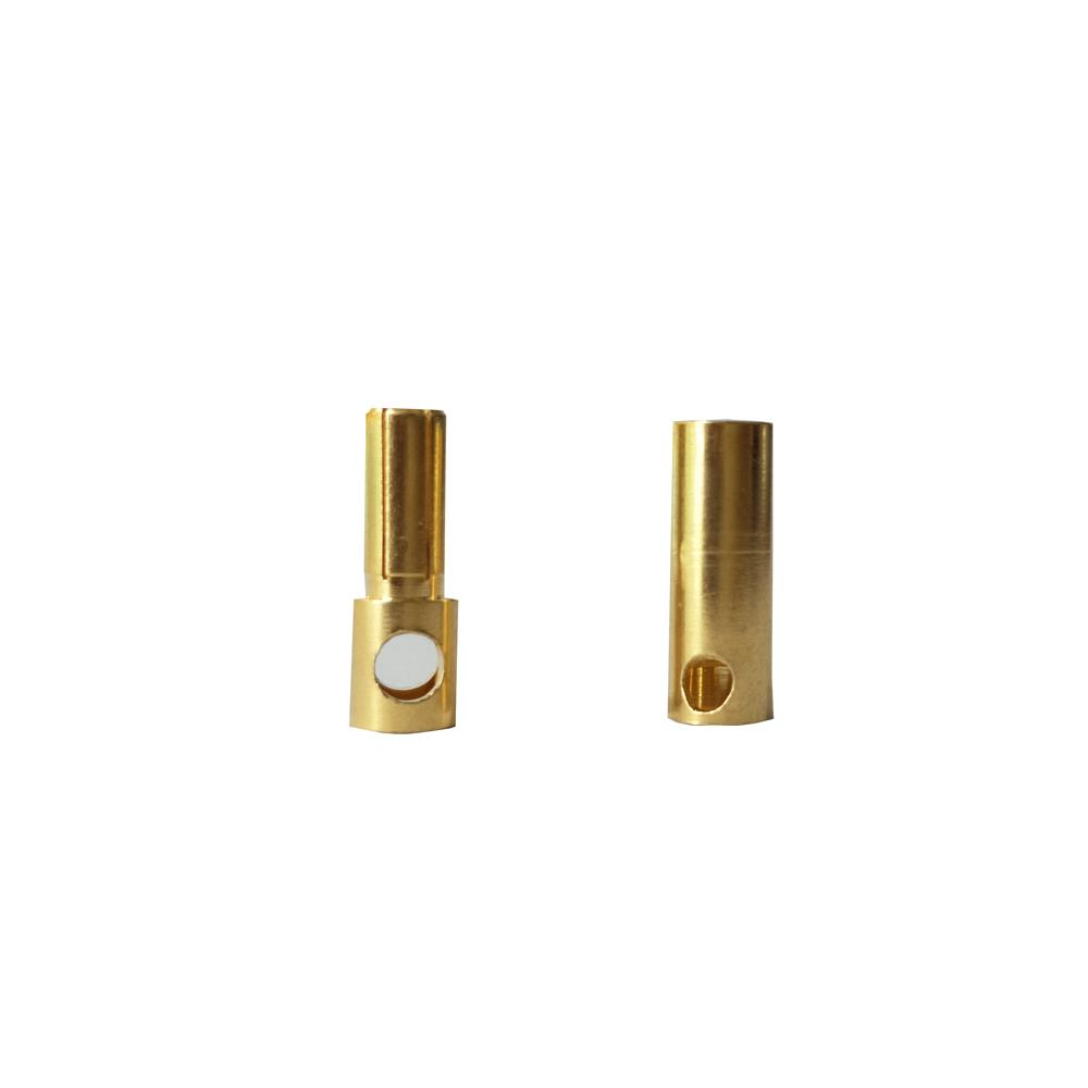 2 Pairs 5.0/5.5/6.0/6.5/8.0mm Bullet Connector Banana Plug Multirotor Spare Part for RC Battery/Moto