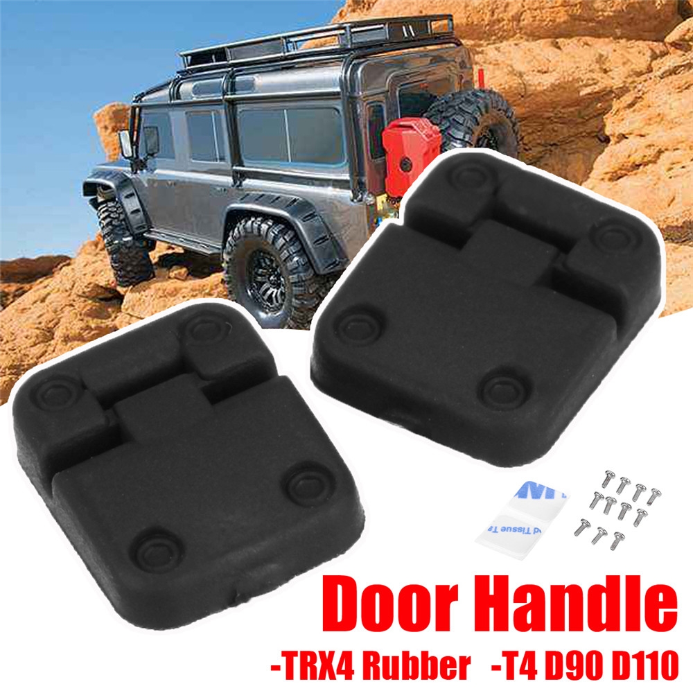 Rubber Door Handles For TRX4 T4 D90 D110 RC Car Parts