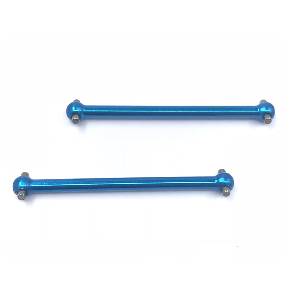 2 Pezzi Albero Di Trasmissione Metallico Per Camion RC WPL Scala 1/16 - Accessorio Potenziato In Metallo Con Chiave E Viti