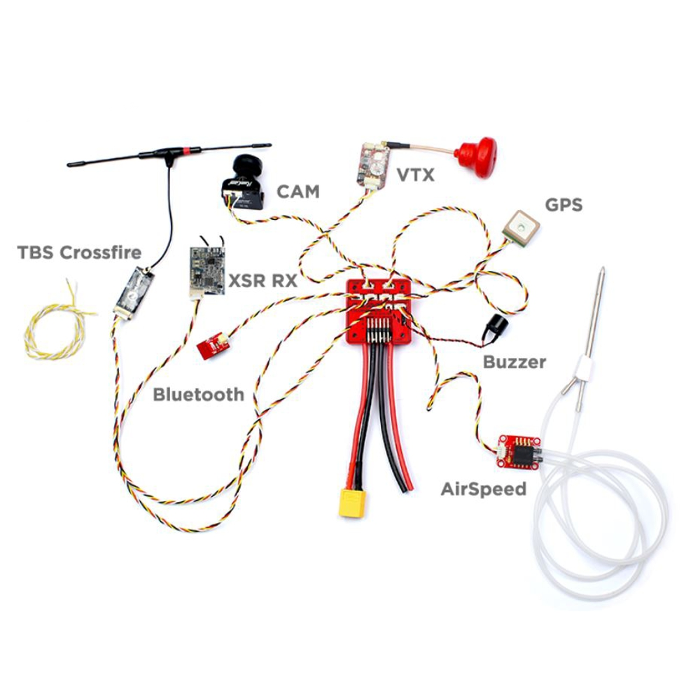9 PCS FuriousFPV JST-GH 1.25mm JST-SH 1.0mm Molex 2P 3P 4P Cable Wire For RX VTX Camera GPS