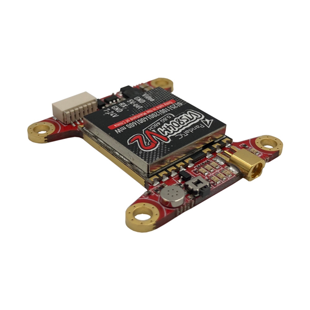 PandaRC VT5804M V2 5.8G 0/25/100/200/400/600mW Switchable FPV Transmitter Support OSD w/ Audio