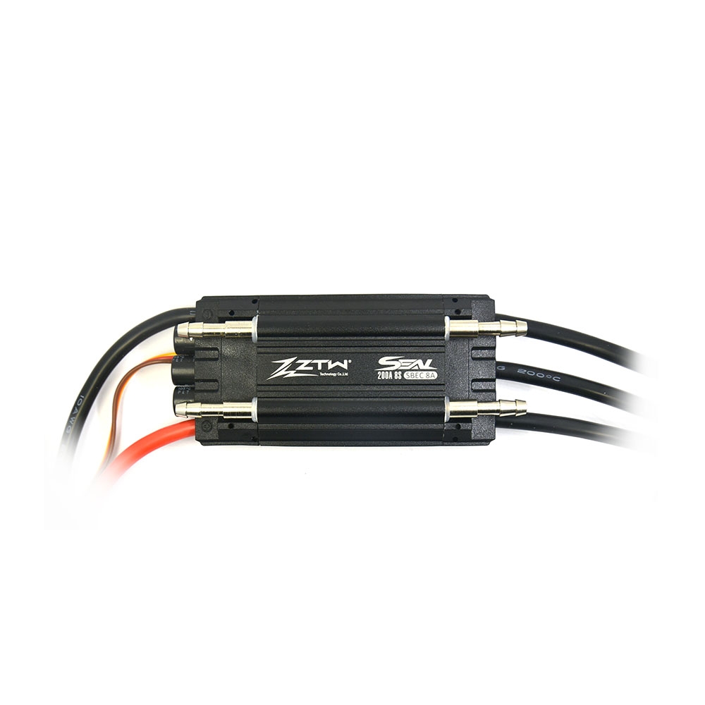 ZTW Seal 200A SBEC 8A 97*49*27mm Brushless Waterproof ESC 6V/8A BEC Output for Rc Boat Parts