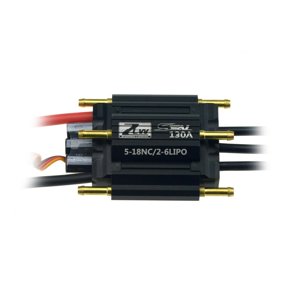 ZTW Seal 130A SBEC 3A Brushless ESC 65*46*23.5mm 5.5V / 3A BEC Output for Rc Boat Parts