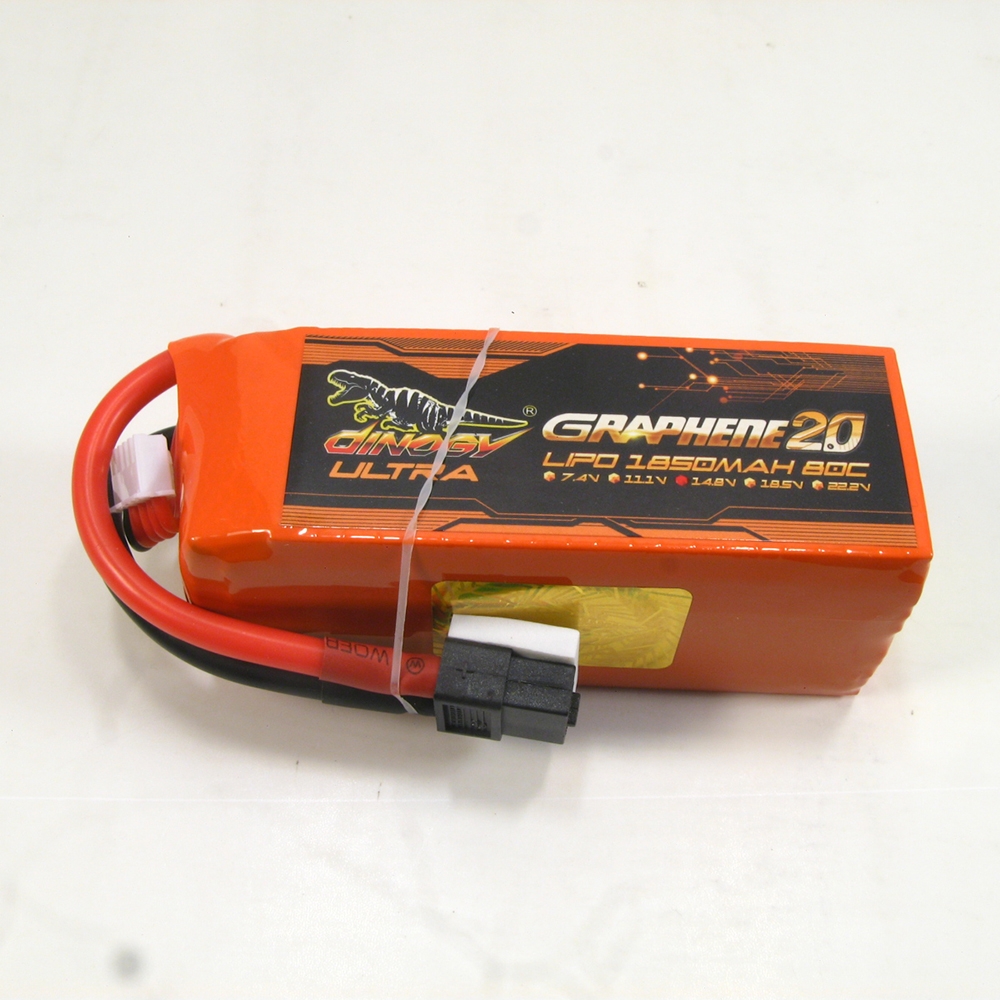 Giant Power DINOGY ULTRA GRAPHENE 2.0 14.8V 1850mAh 80C 4S Lipo Battery XT60 Plug For RC FPV Racing