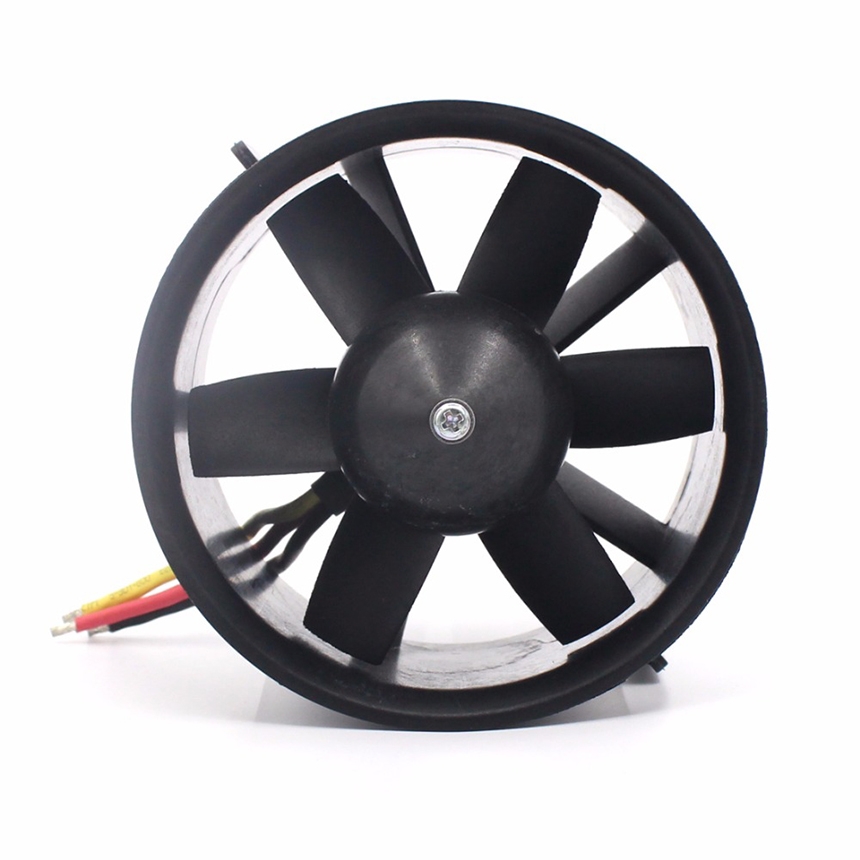 QX-MOTOR 90mm EDF Ducted Fan 6 Blades 3530 1750KV Brushless Motor For Jet RC Airplane Aircraft F2213