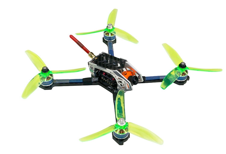 LDARC KK 220 Part 220mm Wheelbase 5mm Arm Carbon Fiber Frame Kit w/ 5040 Propeller for RC Drone