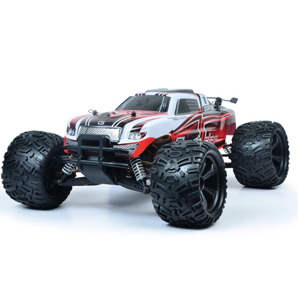 HG P104 1/10 2.4G 4WD 25km/h Rc Car Knight 550 Brushed Big Foot Off-road Truck RTR Toy