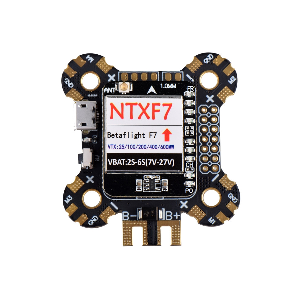 NTXF7 F7 Flight Controller Integrated 600mW VTX PDB OSD Barometer for RC Drone FPV Racing