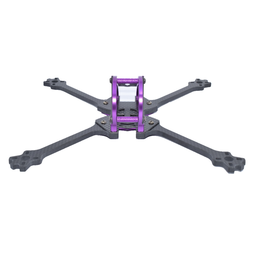 GHINI 250 250mm Wheelbase 5mm Arm Thickness Carbon Fiber Long Range Racing Frame Kit for RC Drone