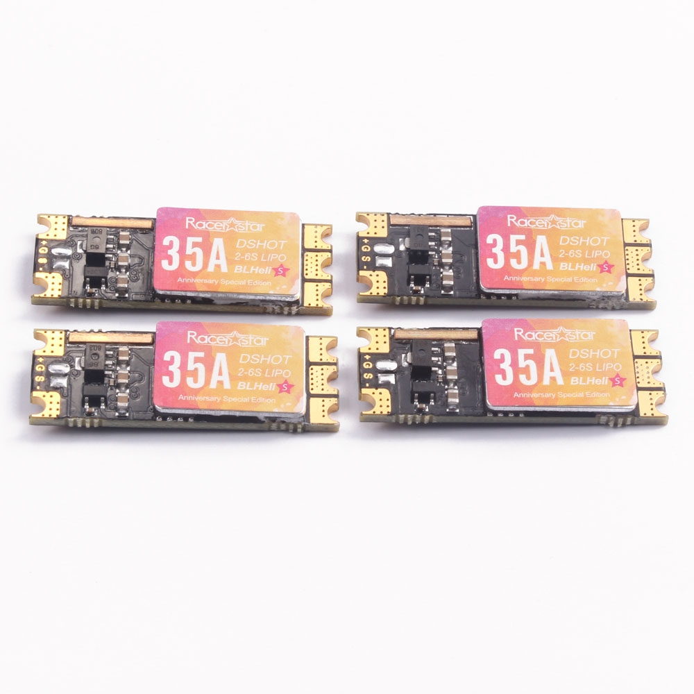 4 PCS 4g Racerstar SPROG X 35A BL_S 2-6S DShot600 ESC