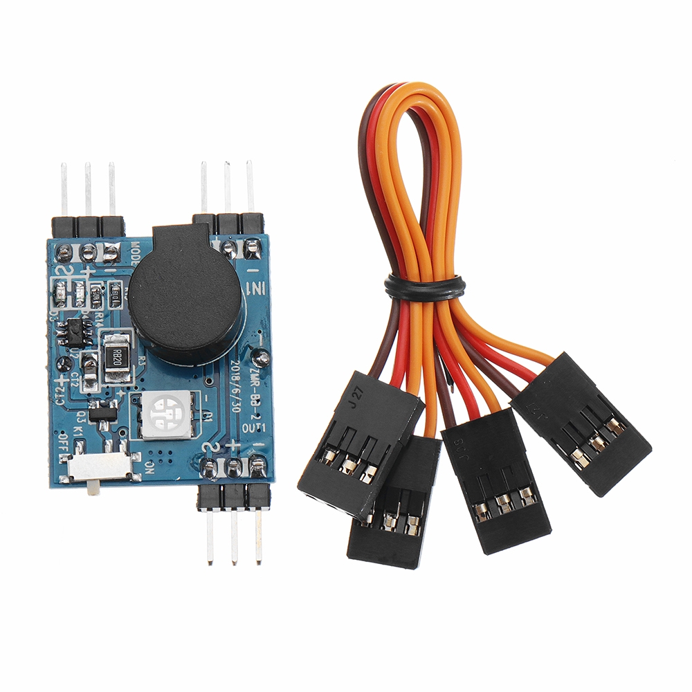 Wireless Signal Loss Alarm Tracking Buzzer with LED Light for RC Helicopter FPV Racing Drone Battery