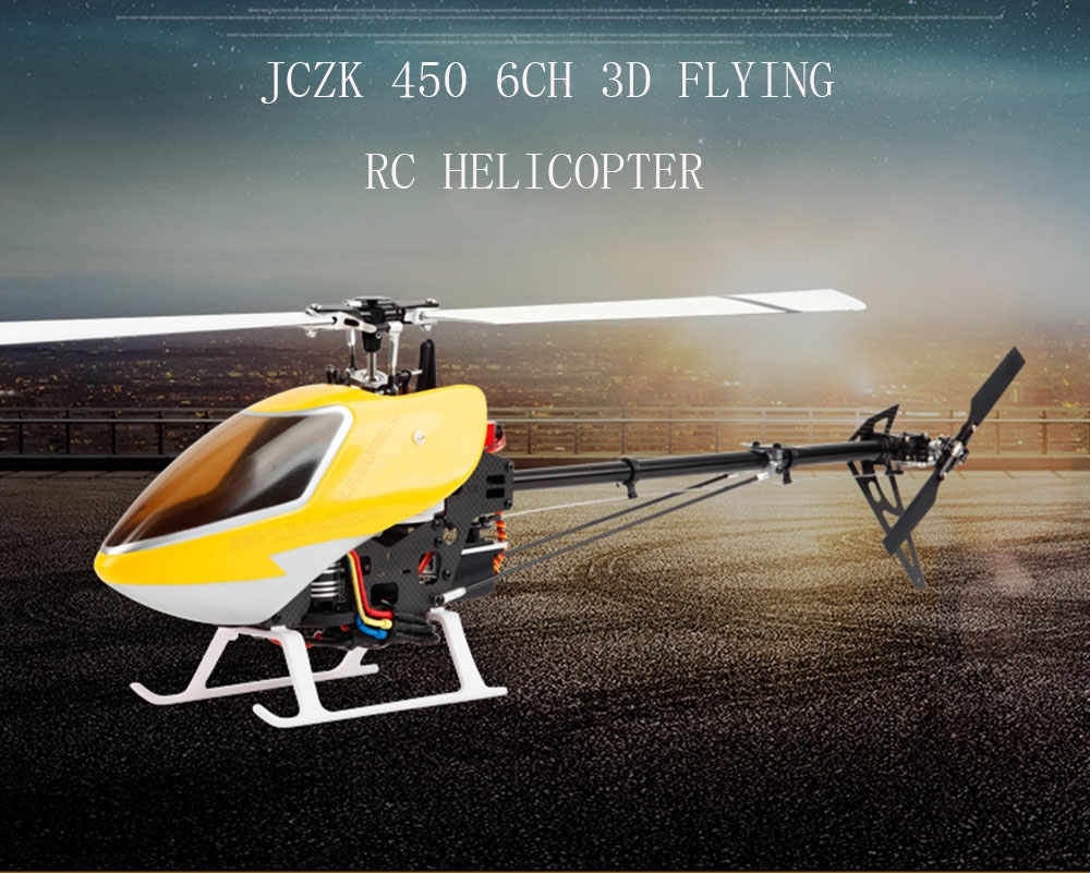 JCZK 450 DFC 6CH 3D Flying Flybarless RC Helicopter RTF