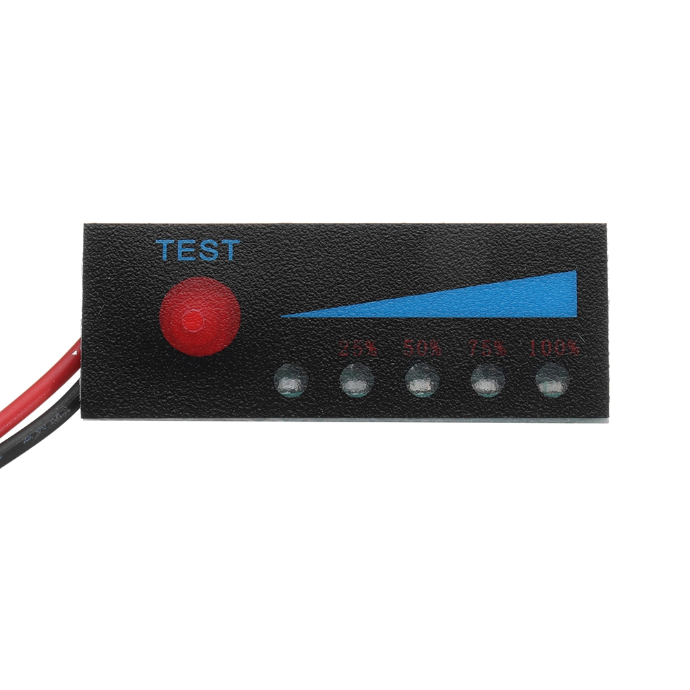 4V/8V/12V/16V Digital LCD Lipo Battery Percentage Voltmeter Voltage Meter Display