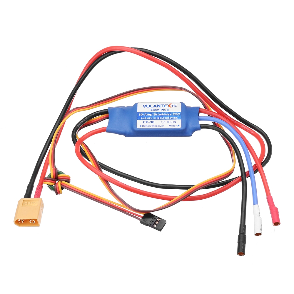 Volantex 742-5 Phoenix Evolution Glider RC Airplane Spare Part Easy-Plug 30A Brushless ESC