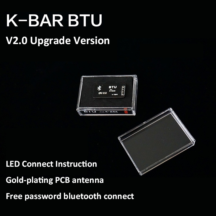 KBAR V2 5.3.4 Pro K8 3 Axis Gyro Flybarless System with BTU Bluetooth Module 2.0 Version