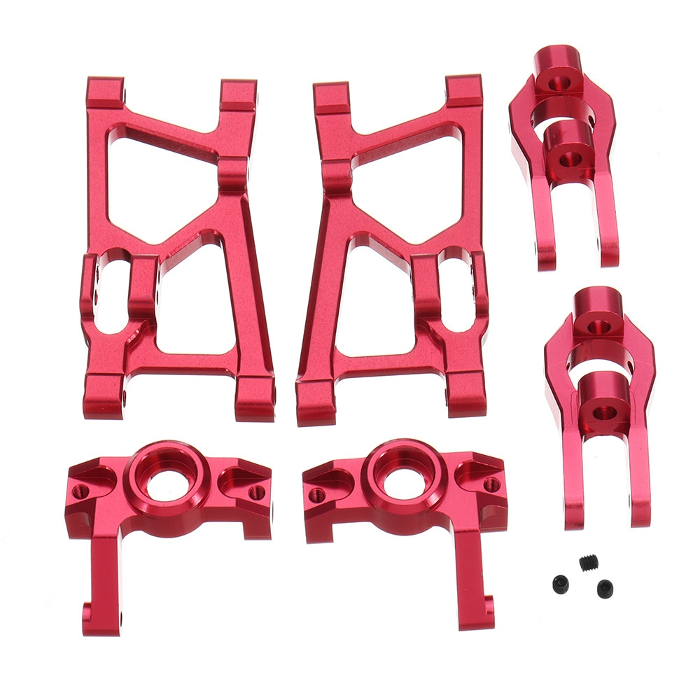 6PCS Wltoys K949 10428A B C 1/10 Rc Car Upgrade Parts Lower Swing Arm Steering Cup C Style Seat Set