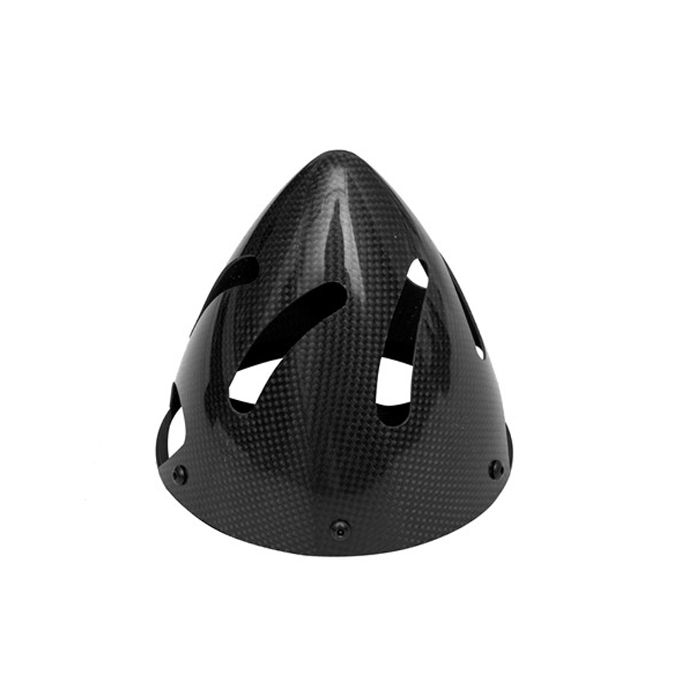 Gemfan Carbon Fiber Hollow Aluminum Base Two-leaf Cowling Fairing 82mm for RC Airplane