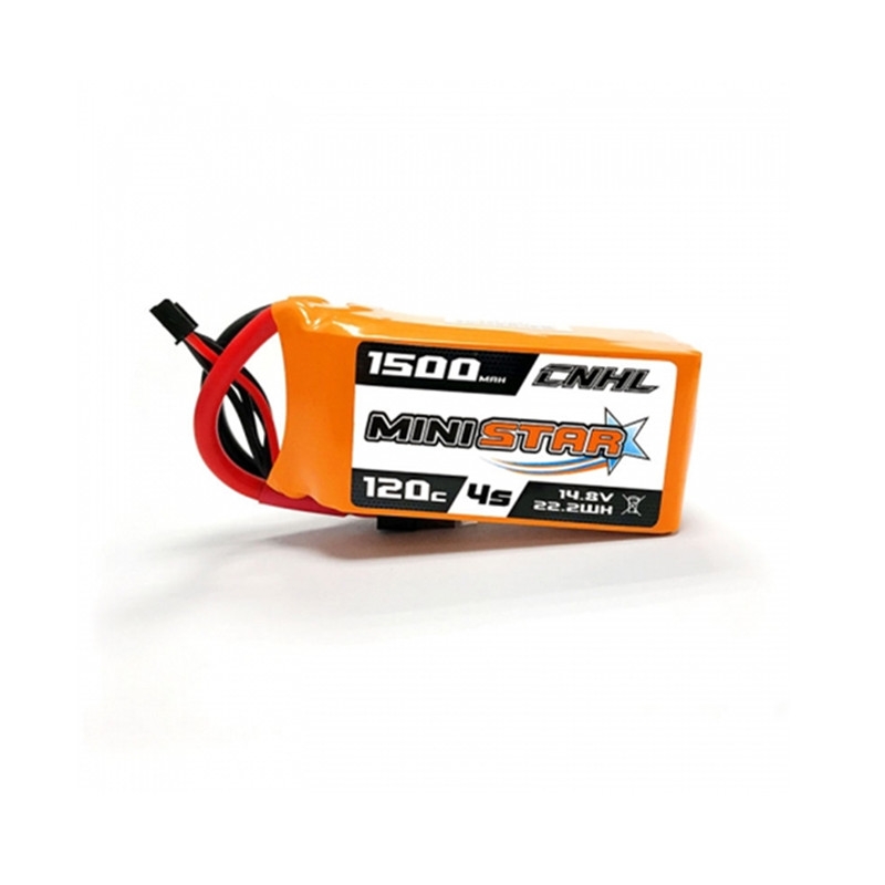 20% off for CNHL MiniStar 14.8V 1500mAh 4S 120C Lipo battery XT60 Plug for RC Drone FPV Racing