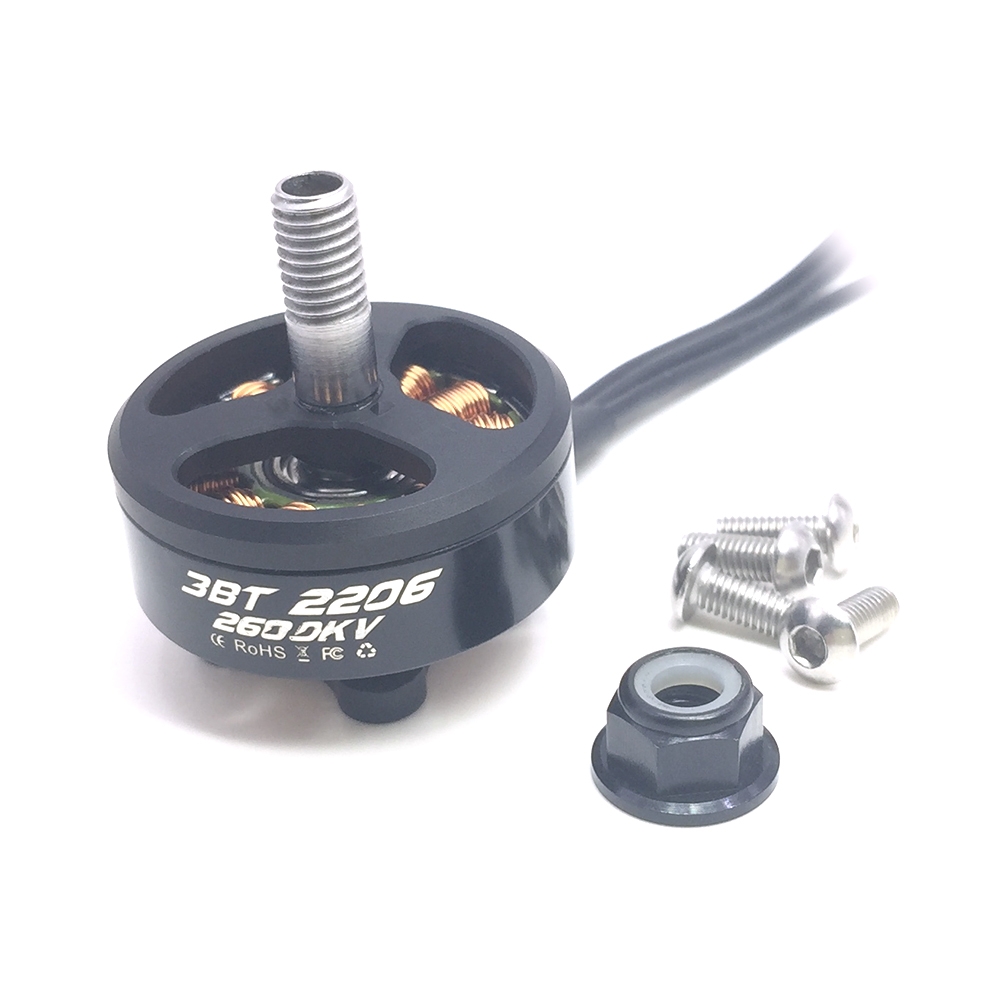 3Bhobby 2206S 1800KV/2000KV/2600KV 4-6S Brushless Motor for RC FPV Racing Drone