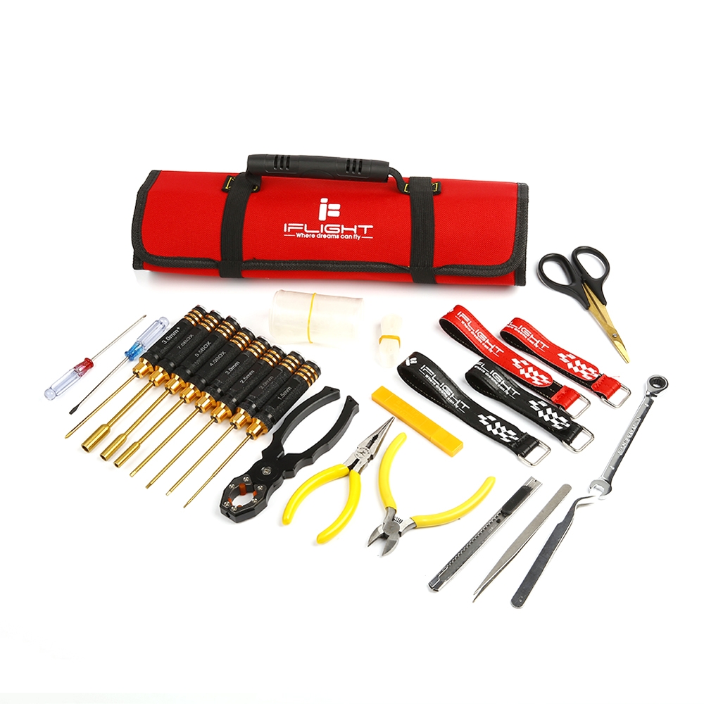 iFlight Storage Handbag Roll Type with Screwdriver Scissors Strap Tools Set