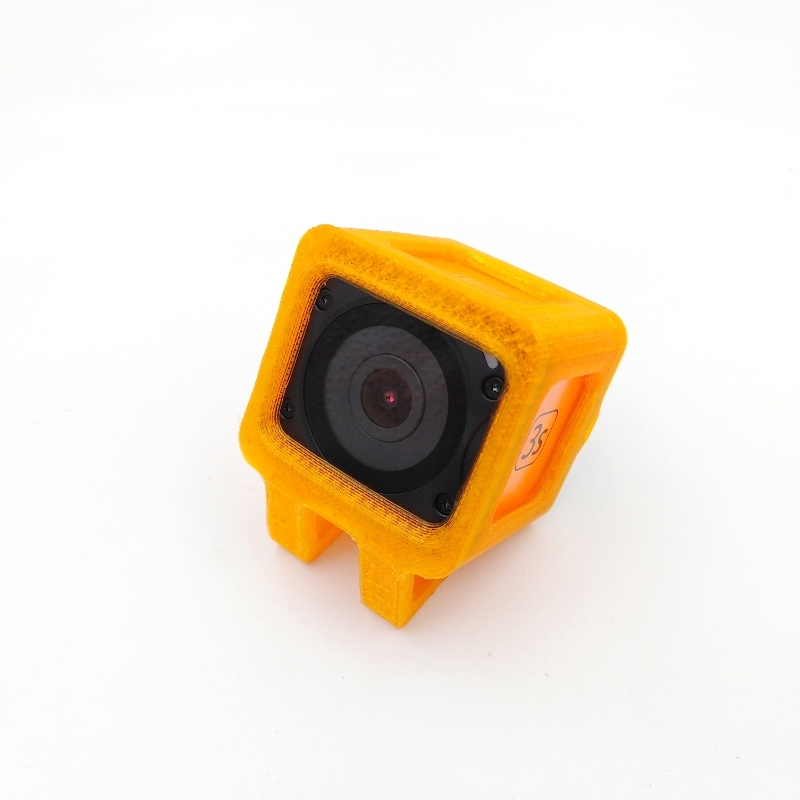 35 Degree Inclined Base Camera Protective Frame Case Orange Spare Part For Runcam 3S Camera