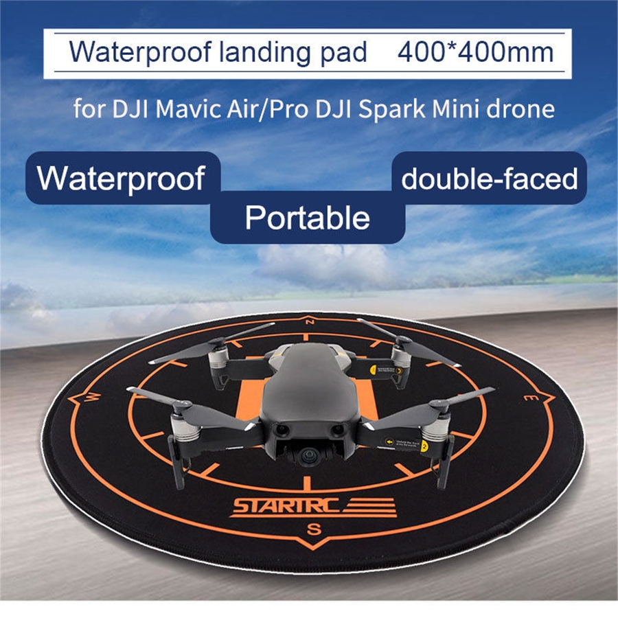 40cm Landing Pad Waterproof Tarmac Foldable Parking Apron Pad for DJI Spark/ Mavic Air /Tello RC Dro