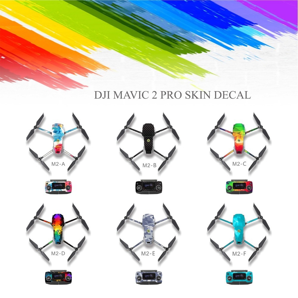 PVC Water-proof Sticker for DJI Mavic 2 Pro/ Zoom RC Drone