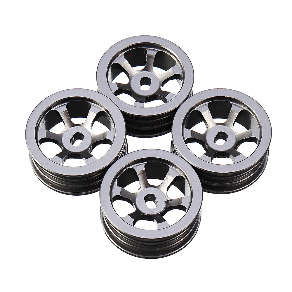 4PCs Wltoys 1/28 K979 K989 Hub Rims RC Car Wheels