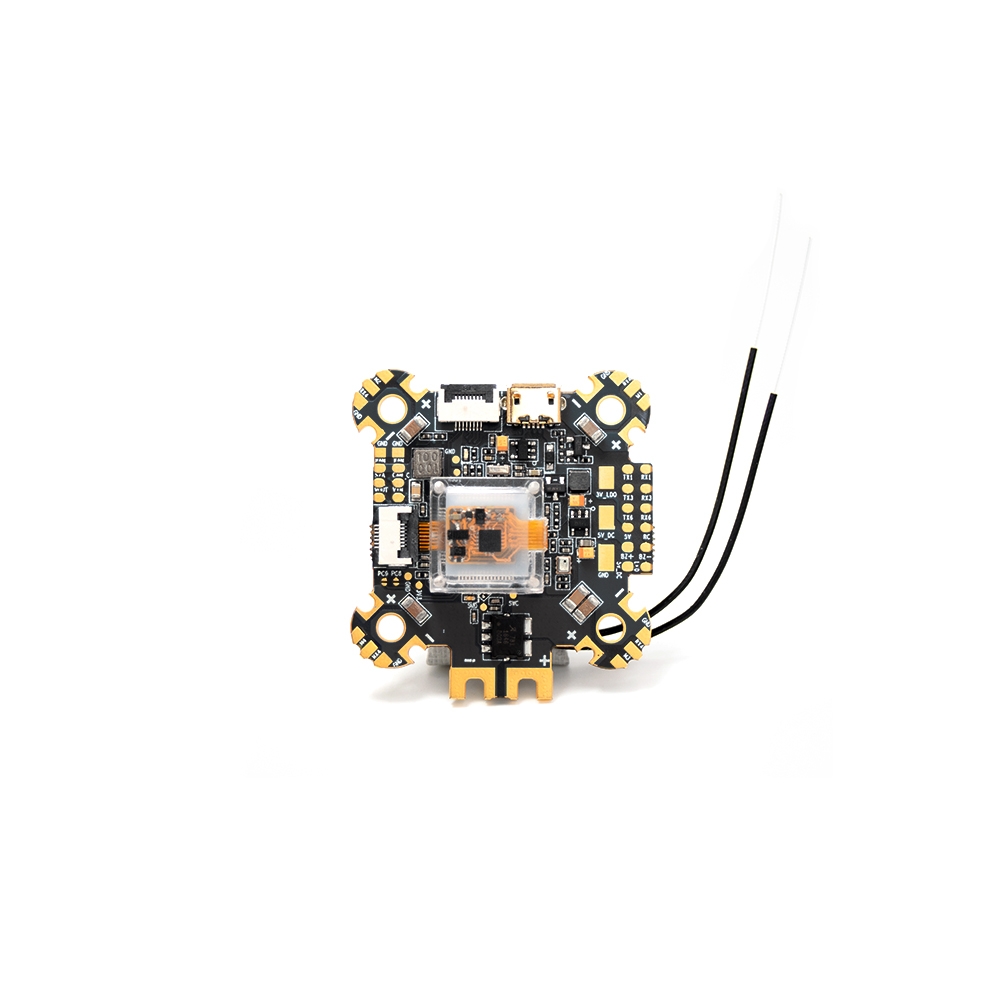 Frsky RXSR-FC OMNIBUS F4 Fireworks V2 Flight Controller with RXSR Receiver ICM20608 OSD for RC Drone