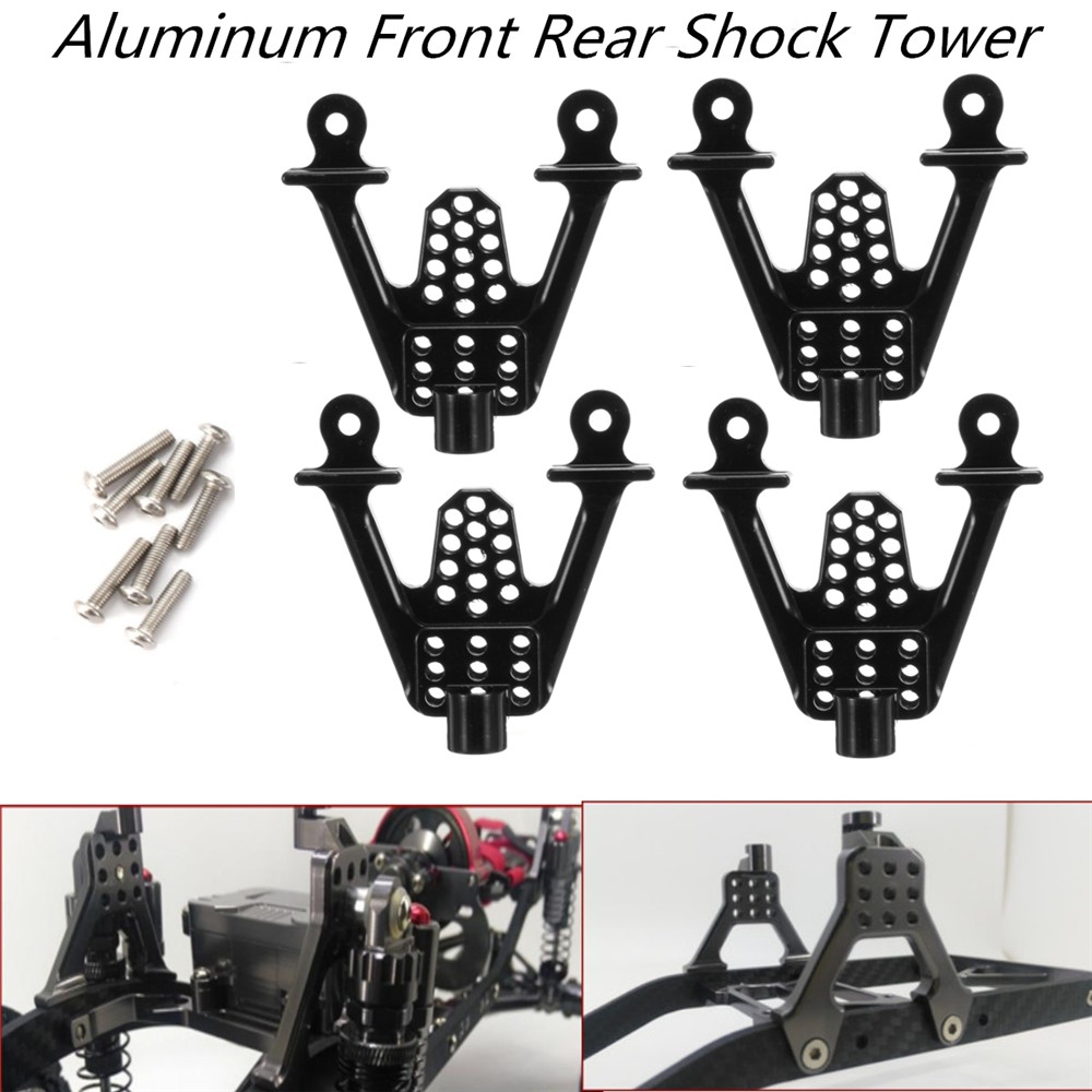 4Pcs Per Set Aluminum SCX28301 Front Rear Shock Tower For 1/10 Racing Axial SCX10 RC Car Parts