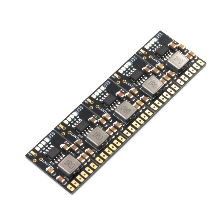 5 PCS LANTIAN 4 In 1 2.1A 4.2V Charge Discharger DC-DC Boost Converter 3.7V to 5V UPS RC PDB Board