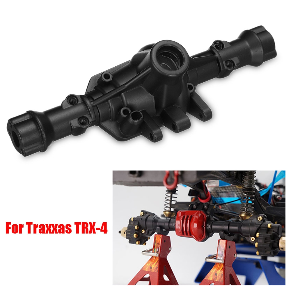 Steel Alloy Rear Axle Housing Black for 1/10 Traxxas TRX-4 Rc Car Parts