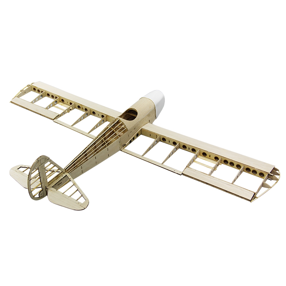 Rambler 1000mm Wingspan Balsa Wood Laser Cut Trainer RC Airplane Kit With Landing Gear