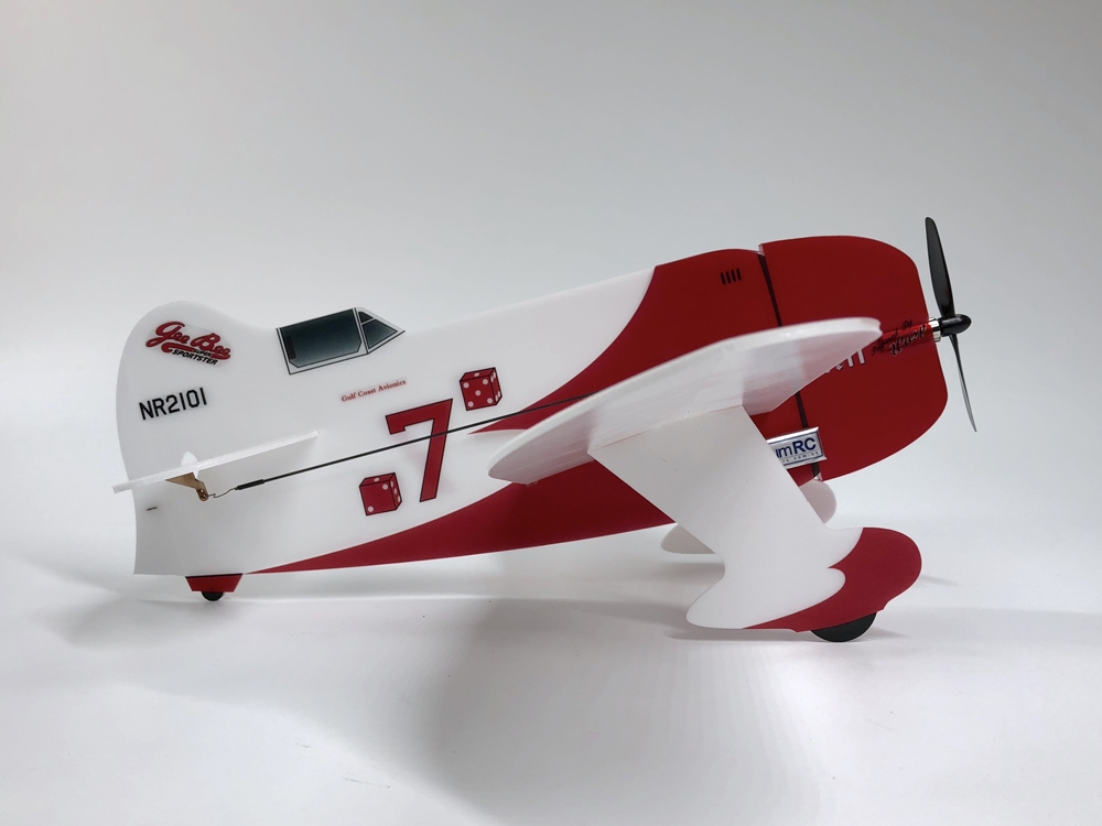 MinimumRC Geebee 360mm Wingspan Backyard Fighter Series RC Airplane Kit W/Motor