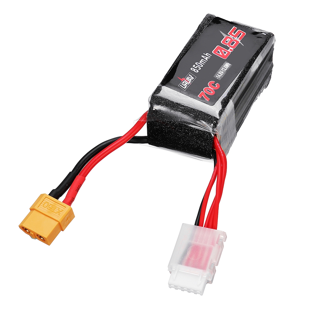 URUAV 14.8V 850mAh 70C 4S Lipo Battery XT60 Plug for RC Drone FPV Racing