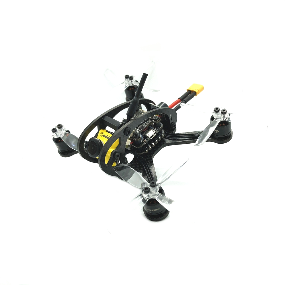 FullSpeed Leader 2.5 120mm FPV Racing Drone PNP F3 OSD 28A BLHELI_S 2-4S 600mW Caddx Micro F2