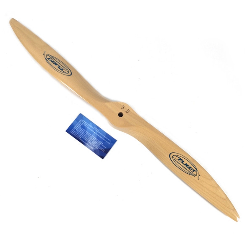 Flight Model PFLT3D18B-CW 1810 18*10 3D Wooden Propeller Blade For RC Airplane