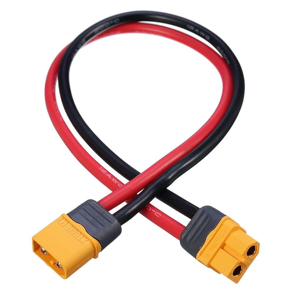 Amass 20cm/30cm 12AWG XT60H-F Male to Female Plug Wire Cable Adapter