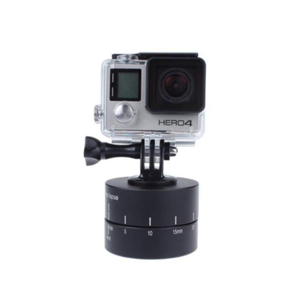 360° Rotating Automatic 60 Minute Time Lapse Timer Tripod Delay Automatic Tilt Head for Gopro
