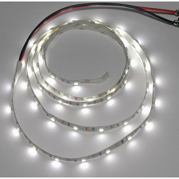 PTK White LED Strip Light 1m 1 Meter Long 6.0V 60 Leds 906010 Compatible With 2S LiPo For RC Airplan