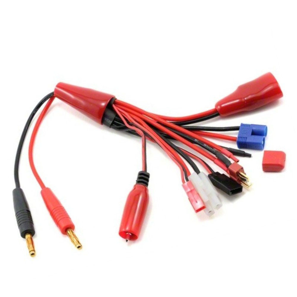 8-in-1 Multifunctional Charger Cable T Futaba TRX XT60 EC3 JST Wire For Lipo Battery